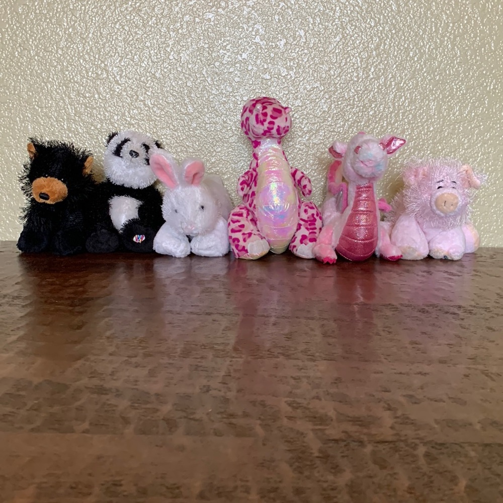 Ganz Webkins 6pc Mixed Animal Plush Bundle (No Codes)